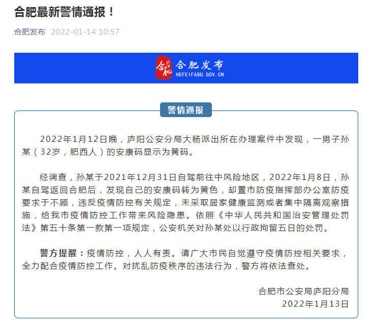 【合肥现在属于疫情地区吗,合肥现在属于中高风险地区吗】-第1张图片