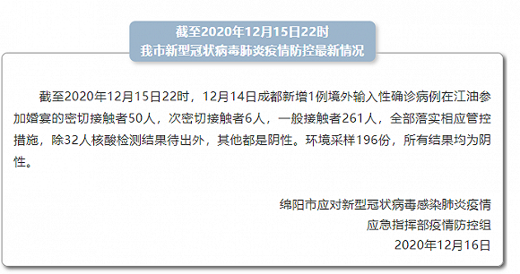 绵阳还有哪些地区没有疫情/绵阳现在有没有新冠病毒-第3张图片