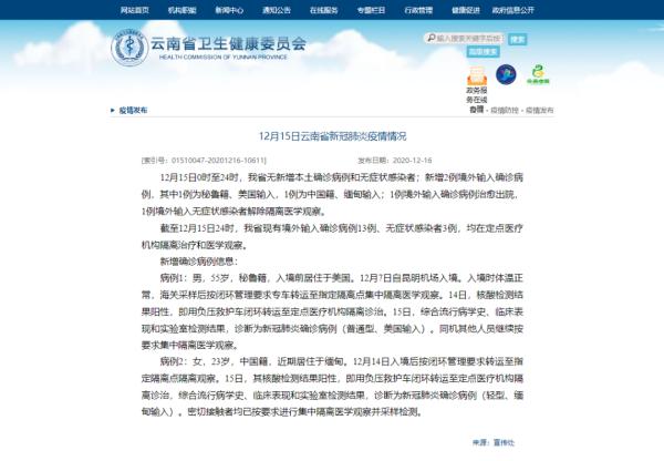 云南疫情最新地区名单.云南疫情区域最新消息?-第1张图片
