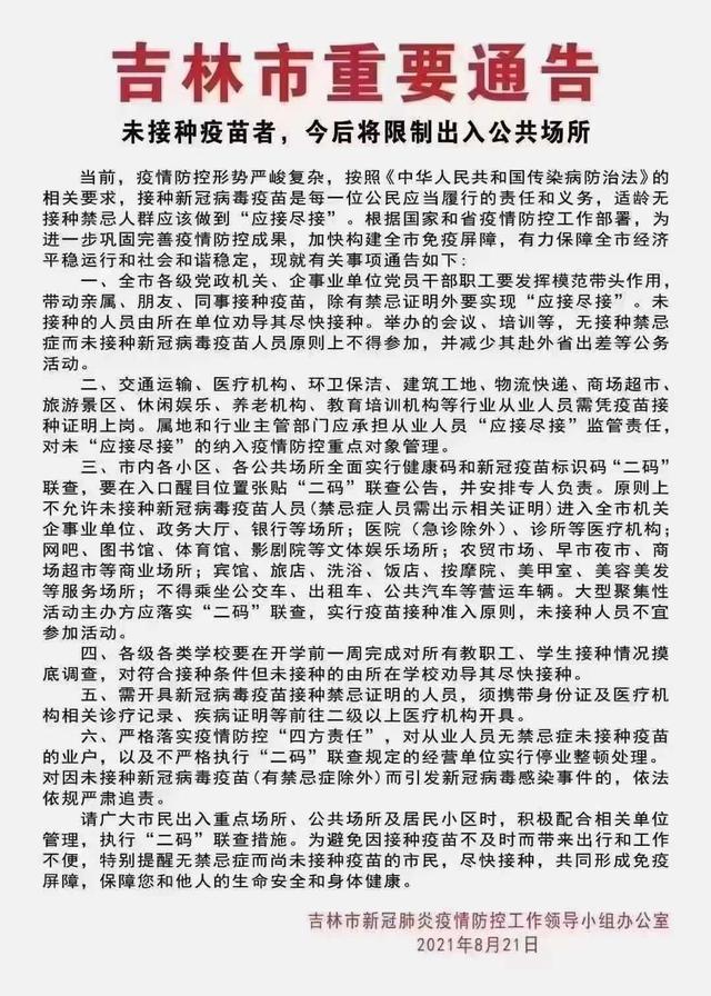 吉林疫情是什么等级地区.吉林疫情是什么等级地区的？-第2张图片
