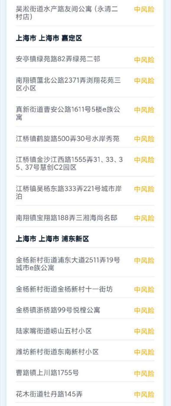 庆城几类疫情风险地区/庆城几类疫情风险地区最新