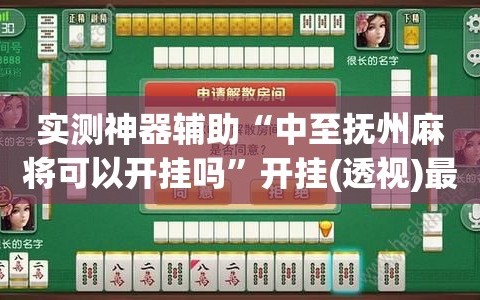 3分钟学会“微乐广东麻将开挂神器下载”详细分享装挂步骤-第2张图片